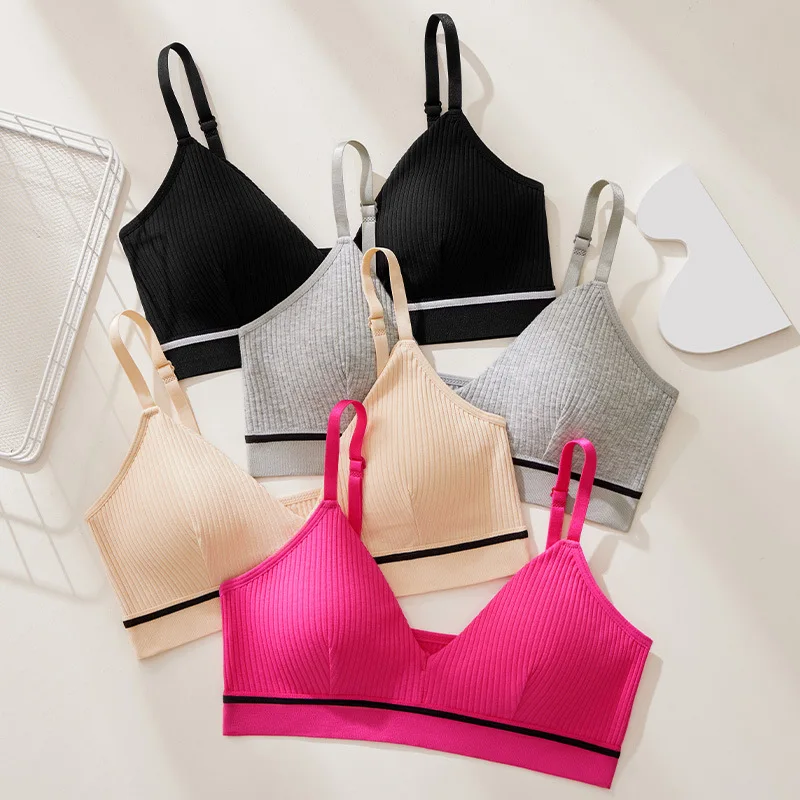 Cotton Bra Everyday - Sujetador de algodón sin aros para