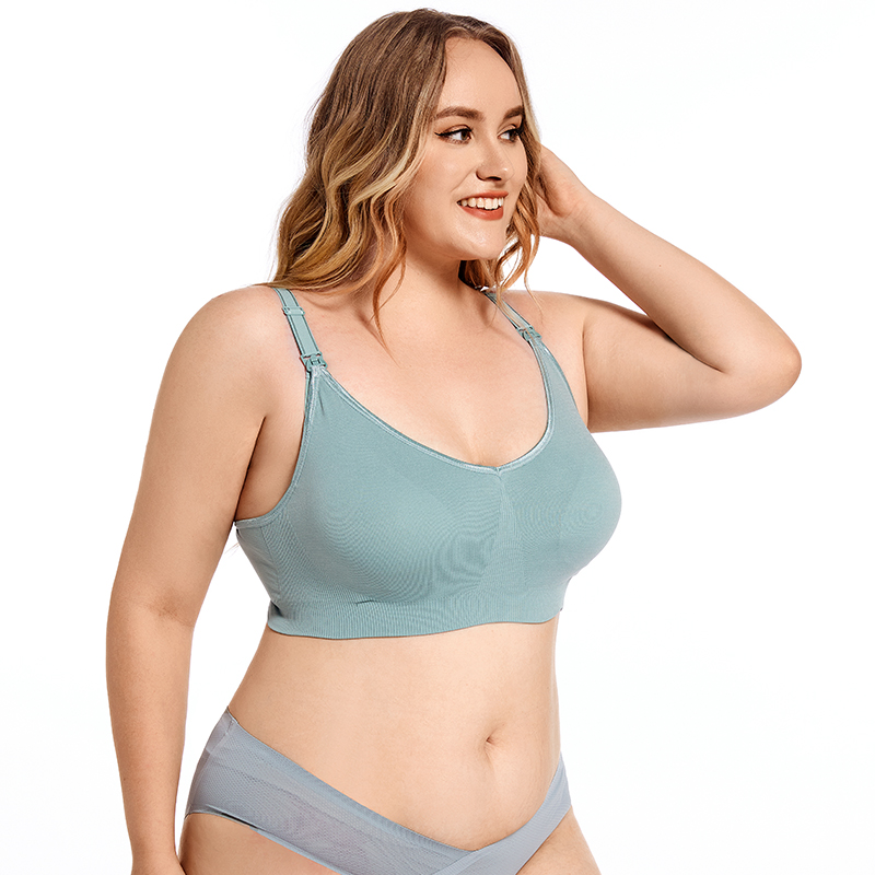 Nursing Bra Clip - Sujetador de maternidad inalámbrico de talla