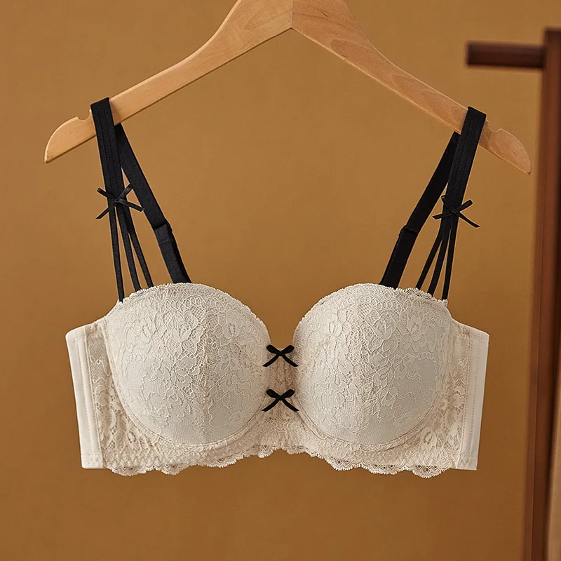 Minimizer Bra Women - Sujetador de media Copa con lazo