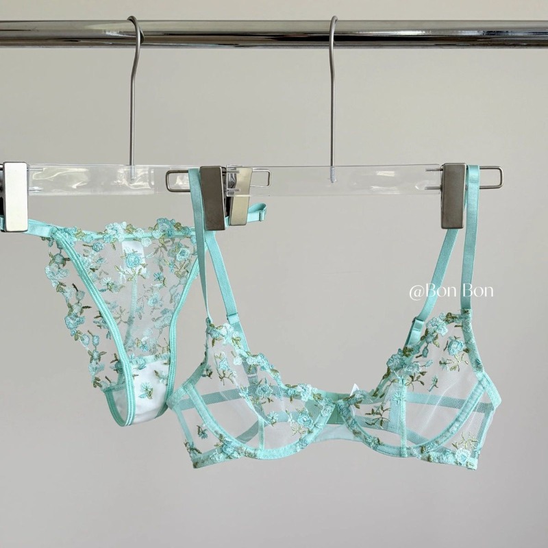 BANERDANNI-Conjunto de sujetad - Sheer Bra Lace reseña y precio