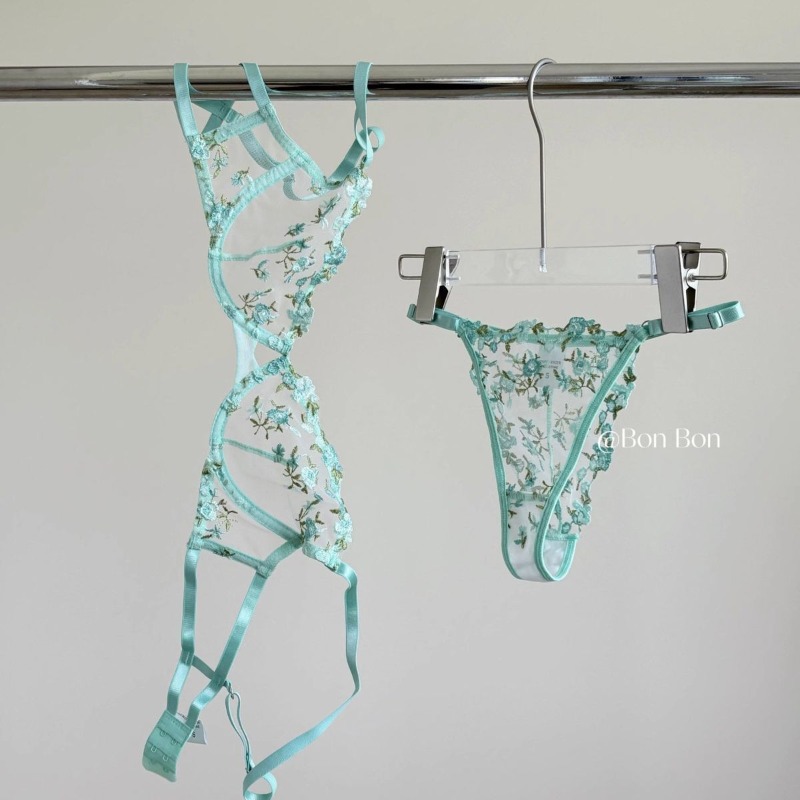 BANERDANNI-Conjunto de sujetad - Sheer Bra Lace reseña y precio