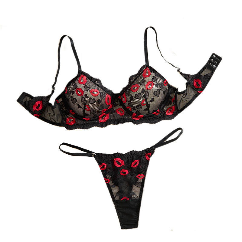 Conjunto de lencería sexy de e - Sheer Bra Lace reseña y precio
